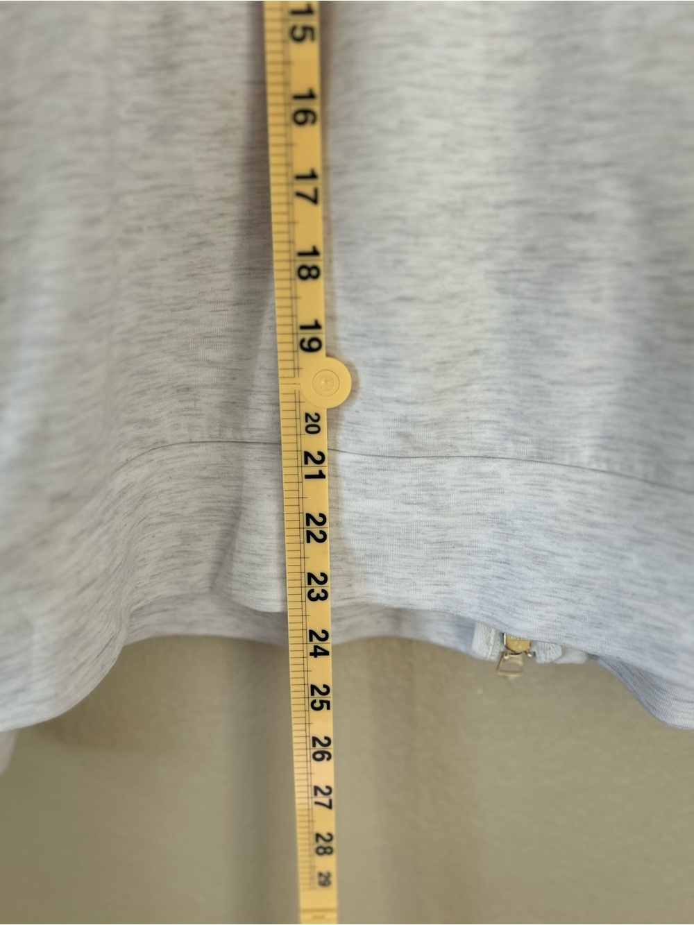 Varley DoubleSoft Crew in Light Heather Gray - Picture 11 of 12
